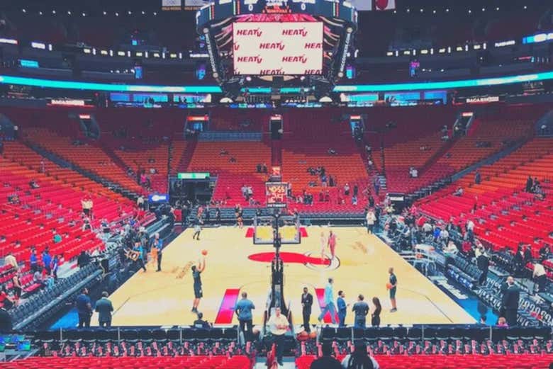 Il campo di pallacanestro del Miami Heat