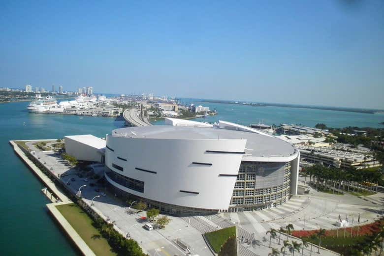 Viste panoramiche del Kaseya Center